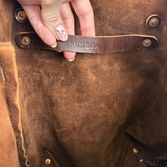 KMM & Co Brown Kodiak Leather Tote - Picture 6 of 7